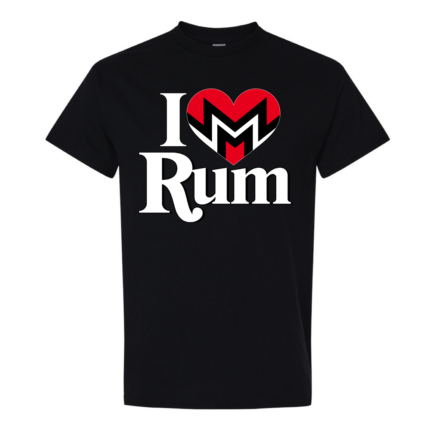 I LOVE RUM T-SHIRT (BLK)