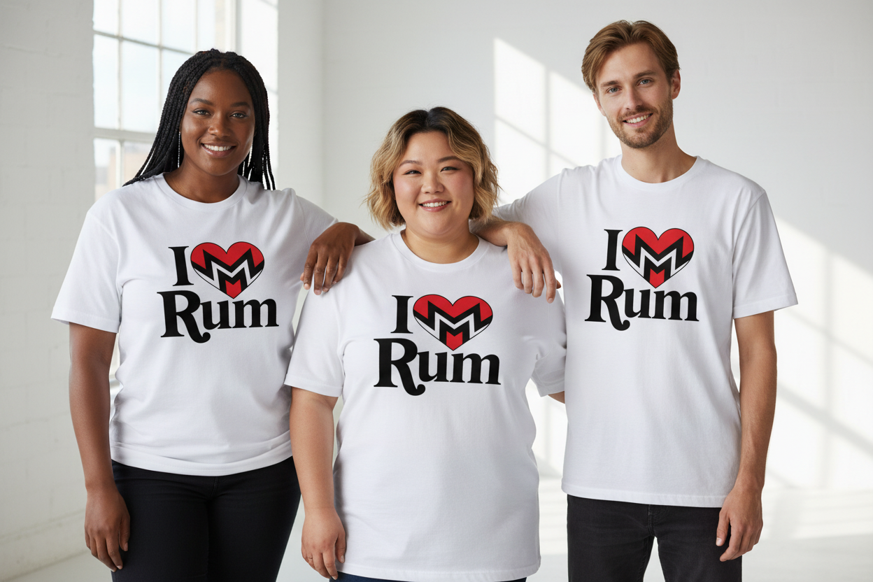 I LOVE RUM T-SHIRT (WH)