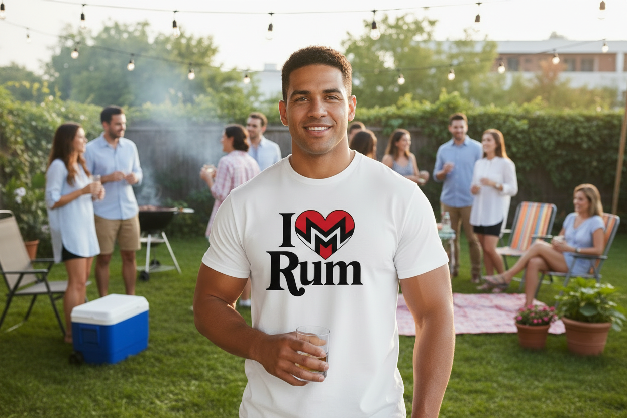 I LOVE RUM T-SHIRT (WH)